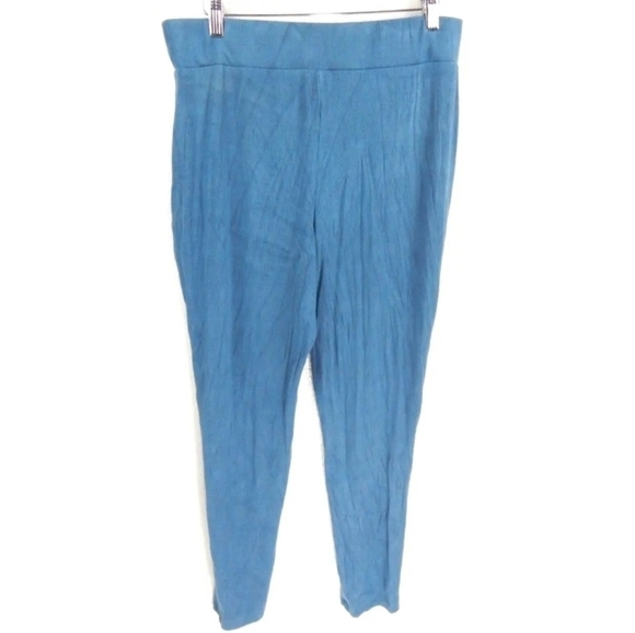 Soma Blue Gray Ribbed Lounge Pants - Picture 3 of 3